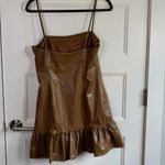 ZARA  FAUX LEATHER DRESS SIZE MEDIUM Photo 6