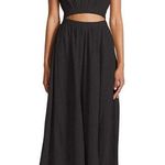 Apiece Apart Marietta Cutout Seersucker Midi Asymmetrical Dress Coconut Girl 2X Photo 0