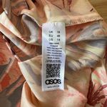 ASOS Satin Pleated Midi Skirt in Tropical Floral size 14 NWT Photo 10