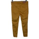 Madewell  Women’s Size 30 9” High Rise Skinny Pants in Mustard Yellow / G7197 Photo 7