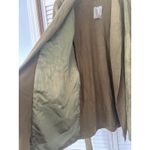 Dennis Basso  Olive Green Knit Cardigan With Belt And Pockets Women's Size L QVC Photo 2