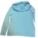 Antonio Melani Light Turquoise Blue 100% Cashmere Cowl Neck Sweater Size LARGE Photo 0