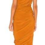 Norma Kamali X Revolve Diana Gown in Bronze Photo 1