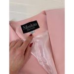 Vintage Moshita Couture Pink Embroidered Shell Tank & Blazer Set Cute Size 12 Photo 3