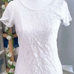 Design History White Eyelet Lace Top Photo 0