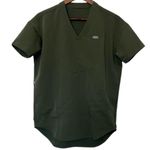 FIGS Green Tunic Scrub Top Short Sleeve Size XXS Photo 0