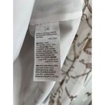 White House | Black Market WHBM Key & Tassel Print Blouse – Size Large Photo 4