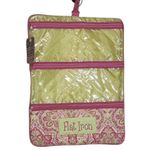 Raymond Waites Pink and Green Paisley Travel Organization Hanging Bag NWT Photo 0