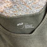 PaperMoon , Aerie, and AE Short Sleeve Bundle Tops - Olive, Cream, and Light Blue Photo 5