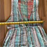Free People  Freebird blue striped v neck sundress small Photo 6