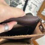 HANDMADE ARTESIAN Indigenous Brown Leather Southwestern Woven BOHO Crossbody Bag Photo 7