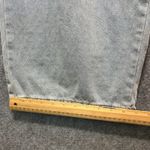 Madden Girl  Baggy Wide Leg Cargo Jeans Light Wash Denim Y2K‎ Style Streetwear L Photo 3