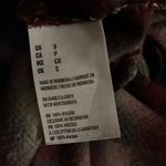 American Eagle  Brown & White Plaid Flannel Button Down Hi-Lo Top Small Photo 3