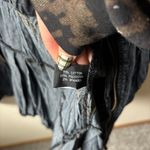 Flair Dark Wash Denim Zip Up Jacket Blue Size M Photo 4