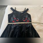 Francesca's Francesca’s Black Velvet Dress Photo 3