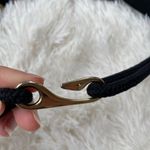 Colorful African Inspired Waist Belt with Gold Beads and Hook Closure Black Photo 4