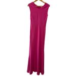 Roland Mouret Pink Stretch Cady Maxi Dress Size 2 Elegant Evening Gown Photo 3