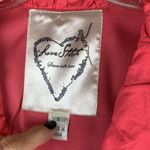 Lovestitch LNWT Coral Puff Sleeve Ruched Waist Peplum Jacket Photo 2