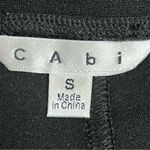CAbi Black riding Leggings S elastic pull on w/Ankle Zipper #999 Photo 1
