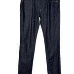 7 For All Mankind  Roxanne Straight Leg Jeans Womens Size‎ 32 Dark Wash Denim Photo 0