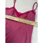 EXPRESS  Lingerie Slip Dress‎ Pink Lace Trim Sleeveless Mini Chemise Photo 3