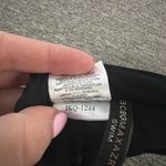 BCBGMAXAZRIA  Swim Black Ruched Tie Back Bikini Top Size Medium Photo 5