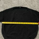 HYFVE black cable knit pullover long sleeve sweater M Photo 7