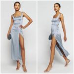 Reformation ππ Solay Silk Dress ~ Mineral 6 NWT Photo 1
