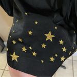 NWOT Lulus Wild One Black Star Embroidered Tie Photo 5