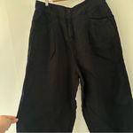 Poetry  Heavy Linen Tapered Trousers in Black US 12 Photo 3