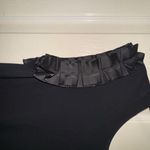 Tory Burch ‎ Black Sleeveless Ruffle Tie Back Mini Dress size M Photo 2