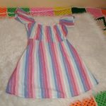 Privacy Please  cherry mini in prism dress Striped Pastel Size Medium M Bow Urban Photo 6