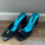 Nine West Womens Yougo Sandal Black Heels Photo 2