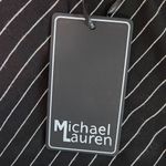 Michael Lauren Black Stripe Sleeveless Shift Dress Size Small NWT T-Shirt Dress Photo 6