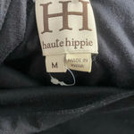 Haute Hippie  Cold-Shoulder Jersey Mini‎ Dress Black Photo 11