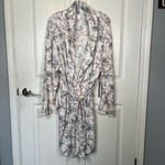 Catherine Malandrino  Sz L Spring Floral Print Robe Soft NWT Photo 13