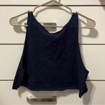 Nike  Navy Blue Embroidered Tank Top Photo 2