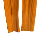 Nanushka Orange Ribbed Knit Wide Leg High Rise Pull Photo 2