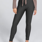 Honeylove EverReady Pants Leggings Charcoal Ponte Stretch Knit Slimming womens L Gray Size L Photo 0