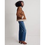 Madewell NWT Oversized Shearling Motorcycle Jacket Acorn Size Large Photo 3