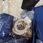 Lady Princess Blue Police Costume Handcuffs, thong and Hat 1X Photo 2