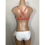 La Blanca New. red and white bikini set. Medium. Retails $139. Photo 3