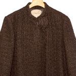 Ports 1961 Wool Blend Logo Plaque Single Breasted Coat Black Size 6 Photo 1