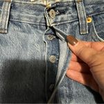 Levi's Levi’s Premium Wedgie High Rise Button Fly Raw Hem Jeans Photo 12
