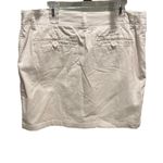 Cambridge Dry Goods white chino skirt with pockets women’s size 6 Photo 1