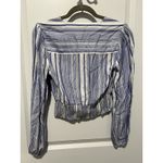 Paige Women's Naja Top - Ivory/Ultramarine - Size XS - NWT Photo 1