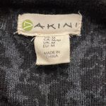 Soft Black & Gray Quarter Zip Midi Sweater Dress Size M Photo 7