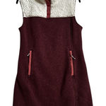Title Nine  Callitrix Sherpa Fleece Vest Sweater Dress Pockets Size Small Photo 0