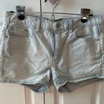 Gap Faded Striped Jean Shorts Photo 0