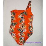 Seafolly NEW  ocean alley one shoulder ring‎ maillot one piece swimsuit, US  10 Photo 8